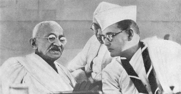 Gandhiji and Subhasji