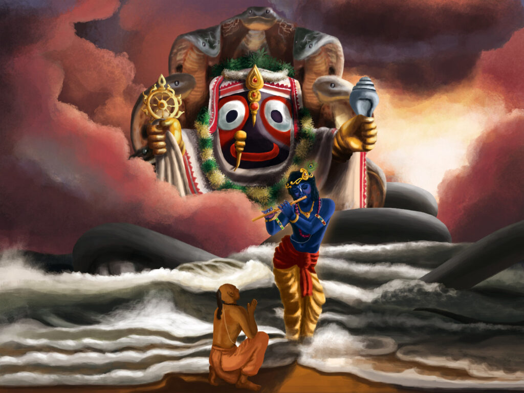 Sri Krishna and Lord Jagannath