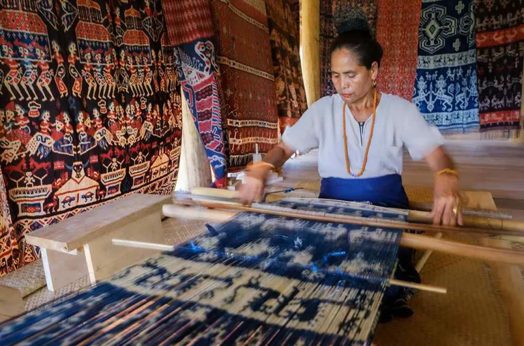 Ikat Weaving