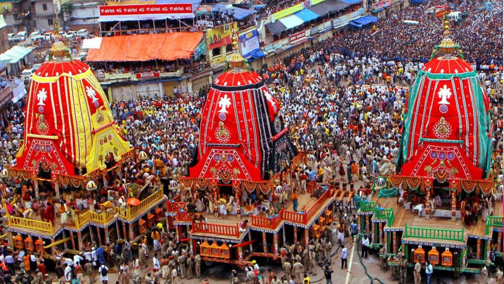 The Famous Car Festival of Puri